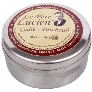 Le Pere Lucien Cedre Patchouli mýdlo na holení v dóze 98 g
