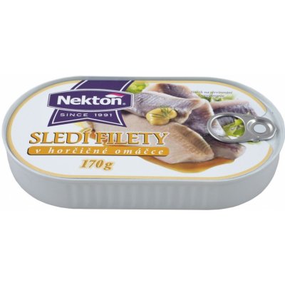 Nekton Sledí filety v hořčičné omáčce 170 g – Zboží Dáma