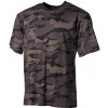 Army a lovecké tričko a košile Tričko MFH US night camo
