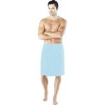 Brini 52 Pánský saunový kilt na knoflíky 140 x 65 cm modrý – Hledejceny.cz