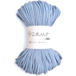 Bavlněná šňůra MILA 5mm - Modrá světlá/P81 – Zboží Dáma