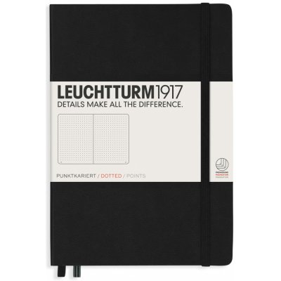 Leuchtturm1917 Zápisník A5 Black – Sleviste.cz