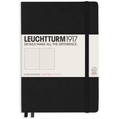 Leuchtturm1917 Zápisník A5 Black