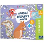 Albi Malovací obrázky s barvami Lesní zvířátka Kvído – Hledejceny.cz