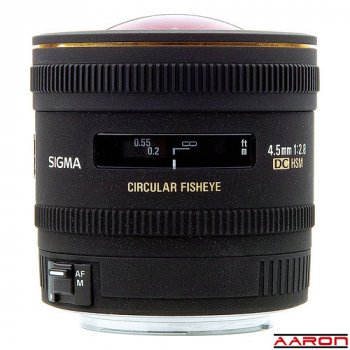 SIGMA 4,5mm f/2.8 EX DC CIRCULAR FishEye HSM Canon