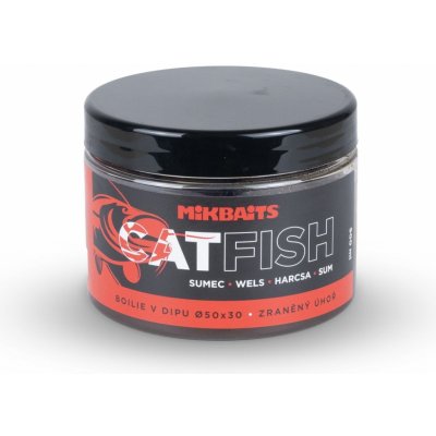 Michal Kučera MIKBAITS Mikbaits Catfish sumec řada - Zraněný úhoř 30x25mm boilie v dipu 500ml – Sleviste.cz