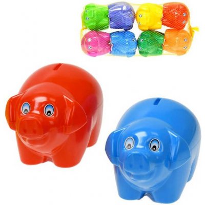 Pokladnička prasátko 17 cm mix barev – Sleviste.cz