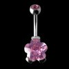 Piercing Steel Edge piercing do pupíku chirurgická ocel SEDFSC9-Rose