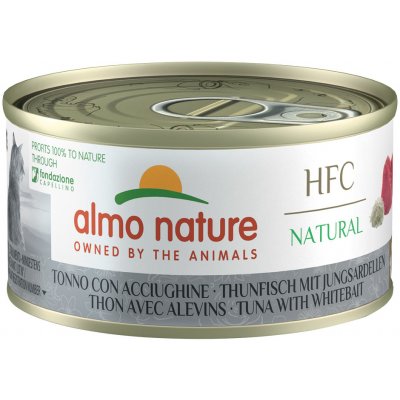 Almo Nature HFC Natural tuňák a sardinky 12 x 70 g