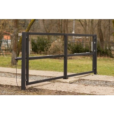 Dvoukřídlá brána s pohonem š.4 x v.1 m – Sleviste.cz