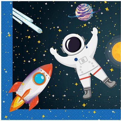 Procos ubrousky papírové Vesmír20ks 33X33cm – Sleviste.cz