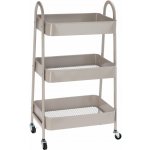 HOMESTYLING Kuchyňský úložný vozík třípatrový kov béžová KO-C80902030 – Hledejceny.cz