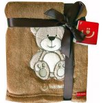 Bobobaby Dětská deka hnědý medvídek – Hledejceny.cz