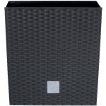 Prosperplast RATO LOW Květináč 17x17x17 cm ratan antracit – Zboží Dáma