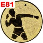 Emblém E81 HOD KOULÍ umístění na sportovní pohár nebo medaili 50 mm – Zboží Dáma