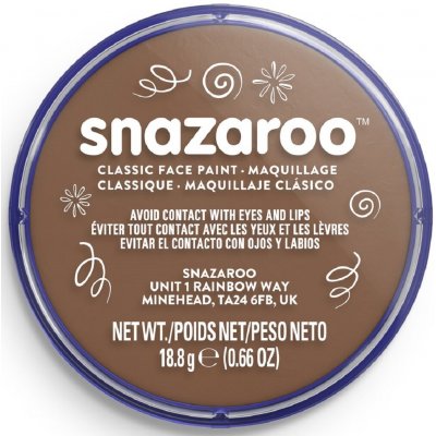 Snazaroo barva na obličej 18 ml Béžově hnědá Beige Brown – Hledejceny.cz