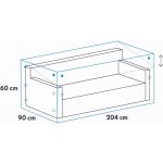Winza Obal na sedačku/lavičku 204x90x60cm – Hledejceny.cz