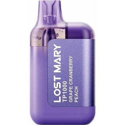 Elf Bar Lost Mary TP1000 Grape Cranberry Peach 20 mg 1000 potáhnutí – Sleviste.cz