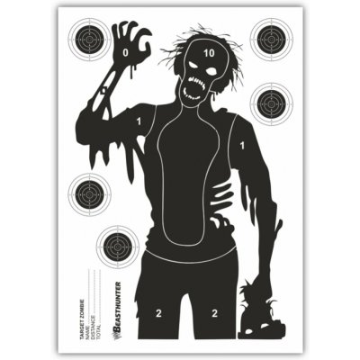 Terč silueta Beast Hunter Zombie 10ks – Hledejceny.cz