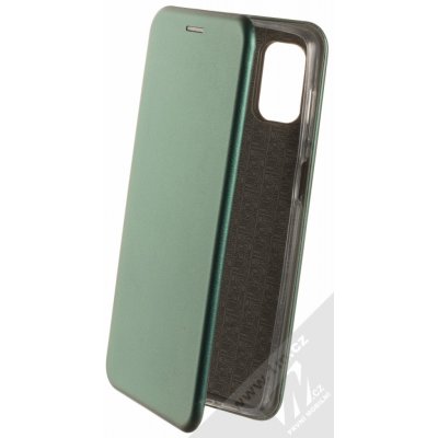 Pouzdro 1Mcz Elegance Book flipové pro Samsung Galaxy M51 tmavě zelené dark green – Zboží Mobilmania