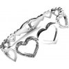 Náramek Steel Jewelry náramek srdce z chirurgické oceli NR100270