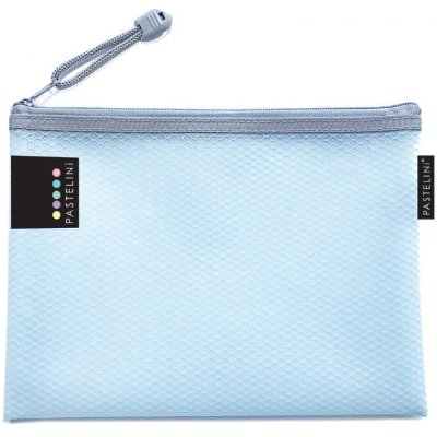 Obálka se zipem síťovaná A5 Pastelini, modrá – Zboží Živě