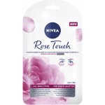 Nivea Rose Touch 10minutová hydratační maska pod oči 1 pár – Zboží Dáma