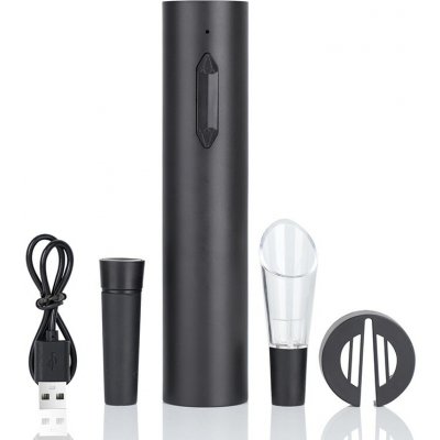 Someliérské potřeby Dárkový set s elektrickým otvírákem na víno USB – Hledejceny.cz