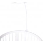 MIMIKO Držák kovový na baldachýn bílý – Sleviste.cz