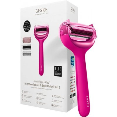 Geske mezoterapeutický váleček na obličej a tělo 9v1 s aplikací magenta – Hledejceny.cz