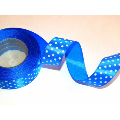 Stuha saténová s puntíkem, WSK6107, šíře 12 mm / balení 22 m – Hledejceny.cz