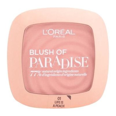 L'Oréal Paris Pudrová tvářenka s obsahem přírodních olejů Life´s a Peach Blush 9 g