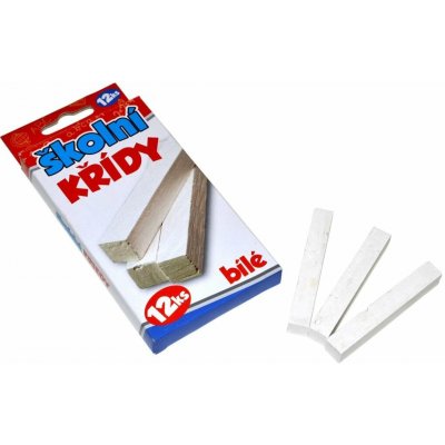 Wiky Křídy školní bílé 12 ks – Sleviste.cz