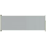 vidaXL Zatahovací boční markýza 220x600 cm šedá – Hledejceny.cz