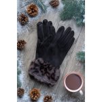 Prstové rukavice Becky černá s cappuccinovou – Hledejceny.cz