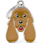 My Family COCKER gravírovateľný přívěsek 2,9 x 2,5 cm – Zboží Mobilmania