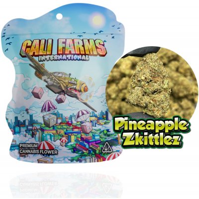 califarms THC X květy Pineapple zkittlez THC-X 40% CBD 12,75% THC 0,07% 10 g – Zboží Dáma