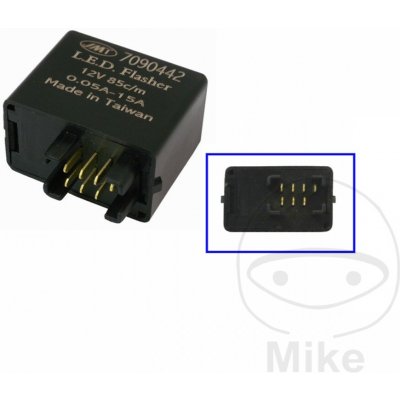 JMP relé blinkru elektrický 12V 7POL SUZUKI AN 250 BURGMAN 98-06, AN 400 BURGMAN 99-16, AN 400 S BURGMAN 05-06, AN 400 Z BURGMAN 07-08, AN 400 A BURGMAN ABS 09-15, AN 400 ZA BURGMAN ABS 09-16, AN 400 | Zboží Auto