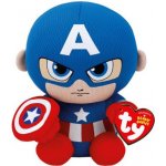 TY Beanie Babies hrdinové Marvelu Kapitán Amerika 41189 15 cm – Hledejceny.cz