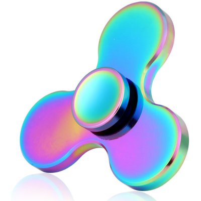 Kovový Fidget Spinner de luxe Rainbow + box