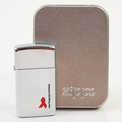 Zippo cRed Ribbon Slim 1270010 – Zboží Mobilmania