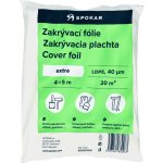 Spokar 8300053200 - Zakrývací fólie 4 x 5 m, LDPE 40µ EXTRA – HobbyKompas.cz
