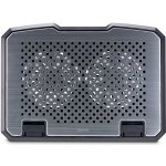 Hama chladicí stojan pro notebook Aluminium, naklápací, 2 ventilátory, modré podsvícení, tichý chod – Hledejceny.cz