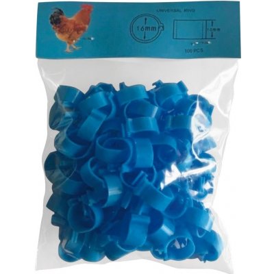 GAUN Zámkový kroužek na slepice a kachny 16 mm, 100 ks – Zboží Dáma