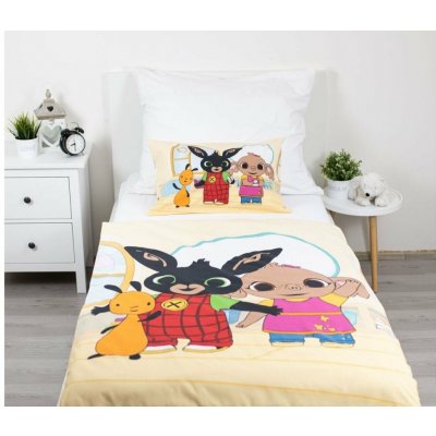 Jerry Fabrics Dětské povlečení do postýlky KRÁLÍČEK BING PLAYROOM, žluté 100 x 135 cm 40 x 60 cm – Hledejceny.cz