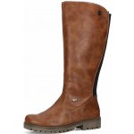 Rieker dámské zimní kozačky na zip hnědé – Zboží Dáma