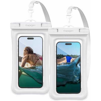 Pouzdro Spigen Aqua Shield WaterProof Floating Case A610 2 Pack, bílé