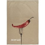 SCANquilt utěrka DEKORO chili béžovočervenočerná 50 x 70 cm – Zboží Mobilmania