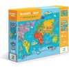 Magnetky pro děti DoDo Magnetická hra Mapa světa 37,5x29,5x6,5cm