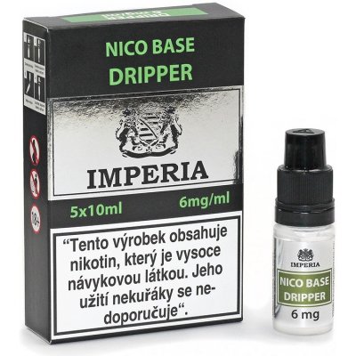 Boudoir Samadhi s.r.o. IMPERIA Nico Base Dripper PG30/VG70 6mg 5x10ml